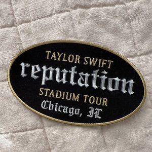 Official Taylor Swift reputation tour patch